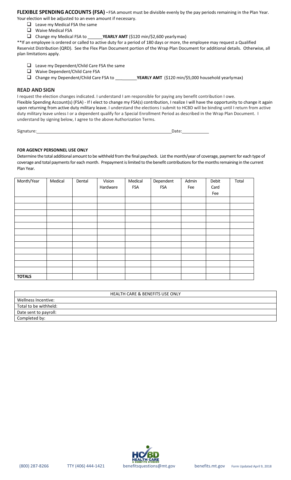 Montana Active Duty Military Leave Election Form Fill Out Sign Online And Download Pdf 9854