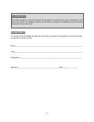 Affiliate Member Community Application Form - Montana Main Street (Mms) Program - Montana, Page 6