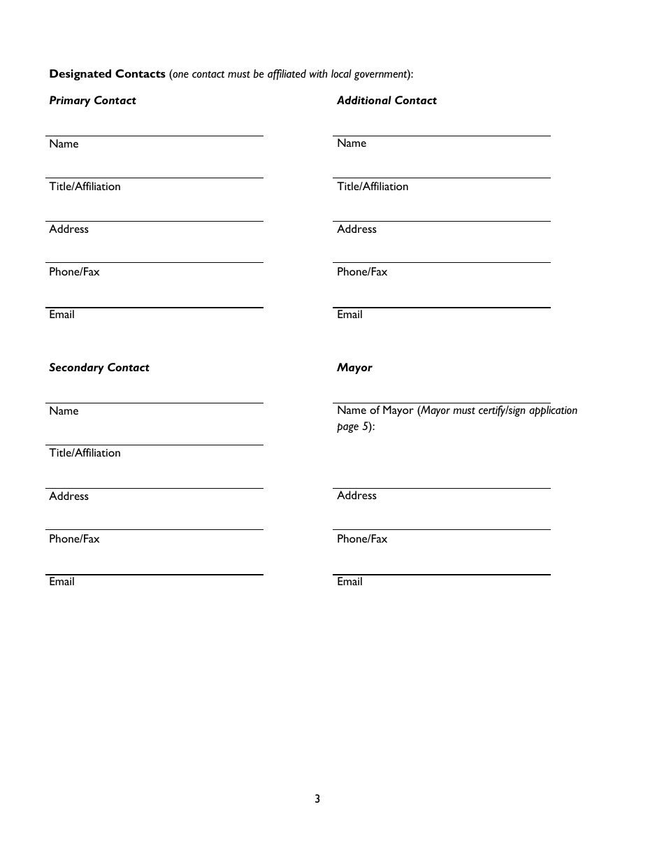 Tier Advancement Application - Montana, Page 3