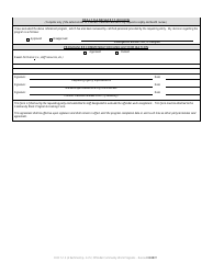 Community Work Program Request Form - Montana, Page 2