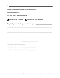 Department-Owned Vehicle Repair Form - Montana, Page 2