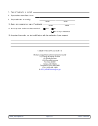 Montana Wintertime Open Burning Request Form - Montana, Page 2