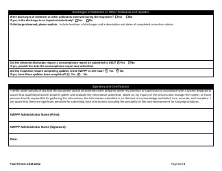 Attachment B Self Inspection Report Form - Montana, Page 4