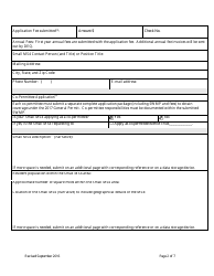 Form MS4NEWAPP New Permittee Application Form - General Permit for Storm Water Discharges Associated With Ms4s - Montana, Page 2