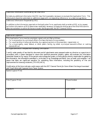 Form MS4NEWAPP New Permittee Application Form - General Permit for Storm Water Discharges Associated With Ms4s - Montana, Page 6