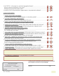 Environmental Assessment Questionnaire - Montana, Page 2