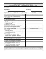 Document preview: Significance Determination Checklist - Montana