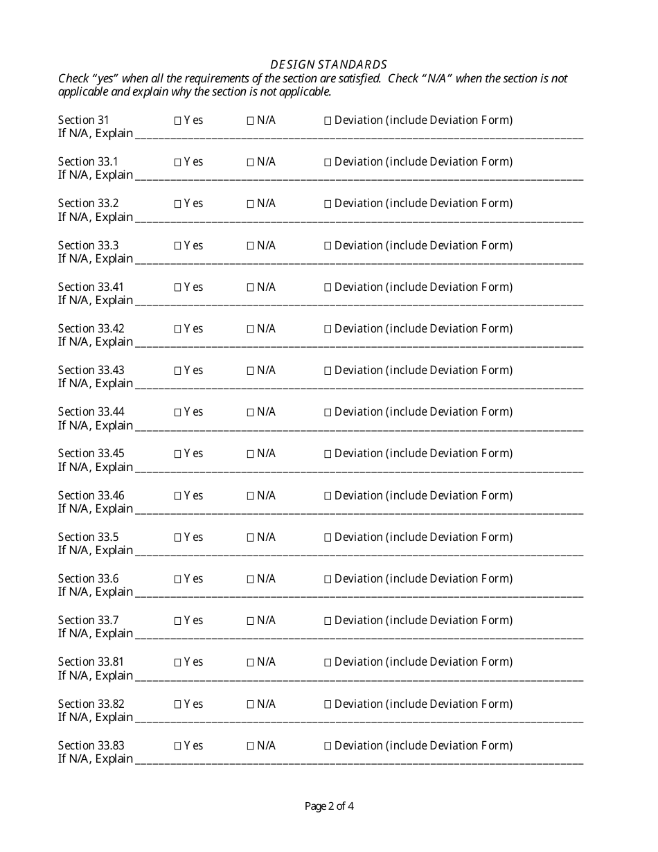 Sewer Main Certified Checklist - Montana, Page 4