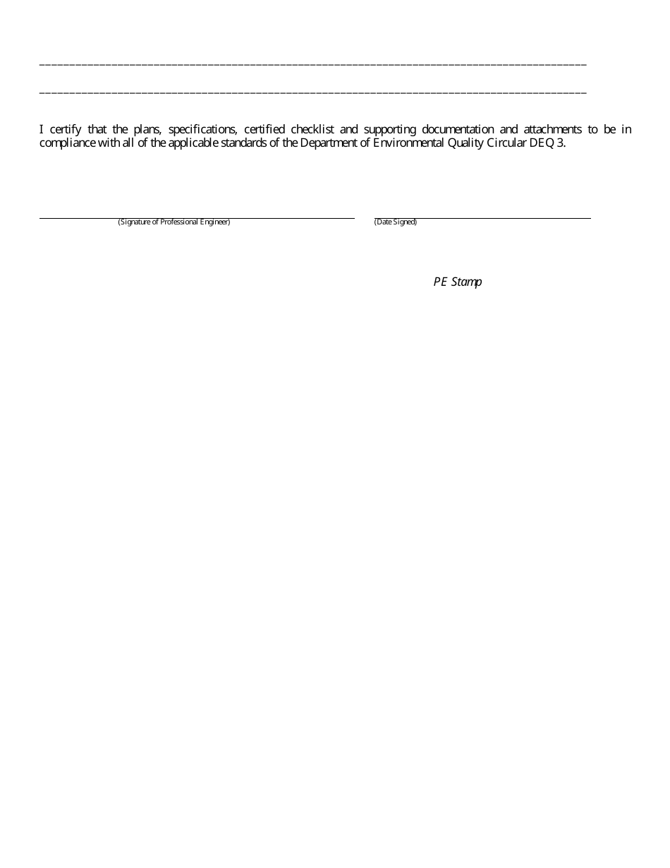 New Public Water Supply Well Expedited Review Checklist - Montana, Page 8