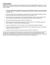 New Public Water Supply Well Expedited Review Checklist - Montana, Page 9