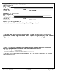 Form SWPPP Storm Water Pollution Prevention Plan (Swppp) Form - Montana, Page 2
