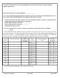 Form SWPPP Storm Water Pollution Prevention Plan (Swppp) Form - Montana, Page 3