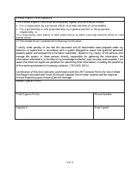 Form MS4-AR Mpdes Storm Water Small Ms4 Annual Report Form - Montana, Page 12