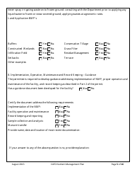 Form NMP Nutrient Management Plan - Montana, Page 5
