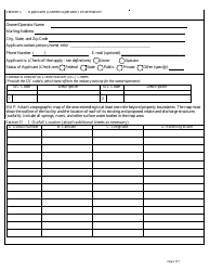 Form NOI-13 Notice of Intent - Concentrated Aquatic Animal Production General Permit (Mtg130000) - Montana, Page 2