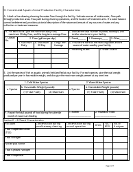 Form NOI-13 Notice of Intent - Concentrated Aquatic Animal Production General Permit (Mtg130000) - Montana, Page 3