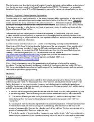 Form NOI-13 Notice of Intent - Concentrated Aquatic Animal Production General Permit (Mtg130000) - Montana, Page 6