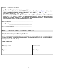 Form NOI37 Notice of Intent - Suction Dredging General Permit (Mtg370000) - Montana, Page 3