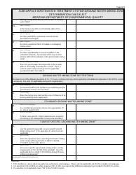 Appendix C Subsurface Wastewater Treatment System Ground Water Mixing Zone Determination Checklist - Montana, Page 2
