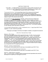 Form PW-1 Produced Water Storage Capacity Self-evaluation - Montana, Page 6