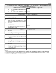 Appendix D Subsurface Wastewater Treatment System Surface Water Mixing Zone Determination Checklist - Montana, Page 3