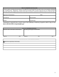 Seasonal Grazing Application Form - Montana, Page 3