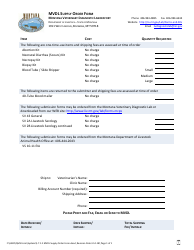 Document preview: Mvdl Supply Order Form - Montana
