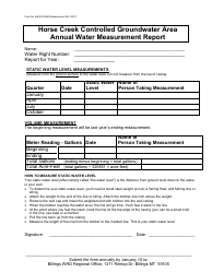 Form 602-HCCGWA Notice of Completion of Groundwater Development - Horse Creek Controlled Groundwater Area (Hccgwa) - Montana, Page 4