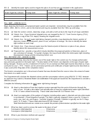 Form 606 IR Application to Change an Existing Irrigation Water Right - Montana, Page 3