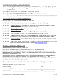 Form 606 IR Application to Change an Existing Irrigation Water Right - Montana, Page 5