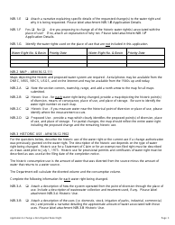 Form 606 NIR Application to Change an Existing Non-irrigation Water Right - Montana, Page 3