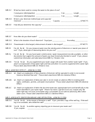 Form 606 NIR Application to Change an Existing Non-irrigation Water Right - Montana, Page 4