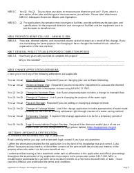 Form 606 NIR Application to Change an Existing Non-irrigation Water Right - Montana, Page 5