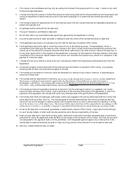 Form DS-RU3TA Application for Special Recreational Use License for Trapping - Montana, Page 2