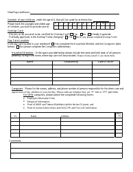 Form DPHHS-QAD-CCL Change of Status Application Form - Montana, Page 2