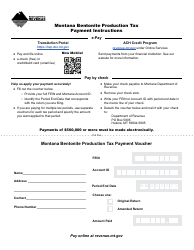Form BEN Bentonite Production Tax - Montana, Page 4
