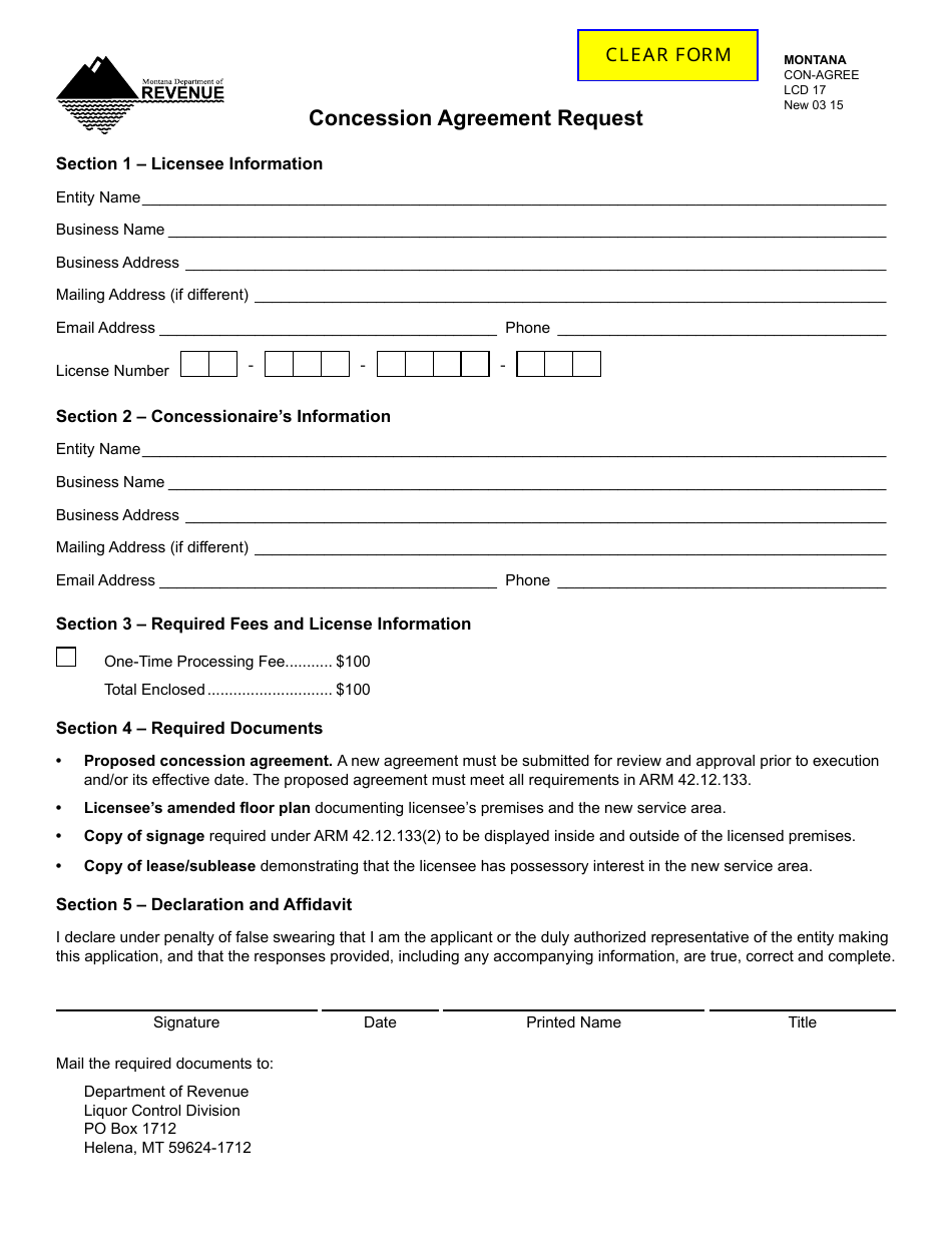 Form CON AGREE Fill Out Sign Online and Download Fillable PDF