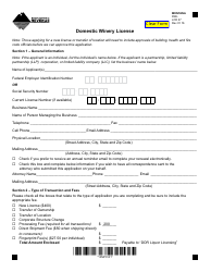 Form DWL Domestic Winery License - Montana, Page 7