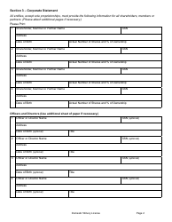 Form DWL Domestic Winery License - Montana, Page 8