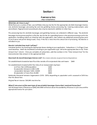 Form 5 Alcoholic Beverages - Gambling Operator Combined on-Premises License Application - Montana, Page 18