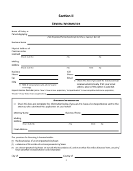 Form 5 Alcoholic Beverages - Gambling Operator Combined on-Premises License Application - Montana, Page 3