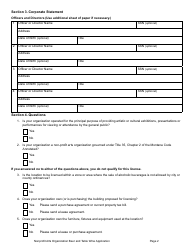 Form NON-BTW Nonprofit Arts Organization Beer and Table Wine License Application Form - Montana, Page 2