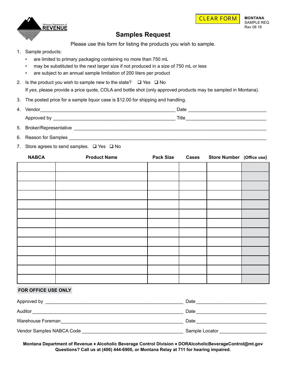 Form SAMPLE REQ - Fill Out, Sign Online and Download Fillable PDF ...