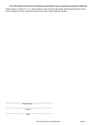 Form SACWINE Retail Sacramental Wine License Application - Montana, Page 5