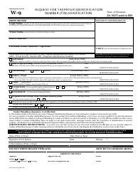 Document preview: Form 615-82-50-7093 Substitute Form W-9 - Request for Taxpayer Identification Number (Tin) Verification - Montana