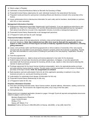 Form WHOLAPP Beer Wholesaler and Table Wine Distributor License - Montana, Page 5