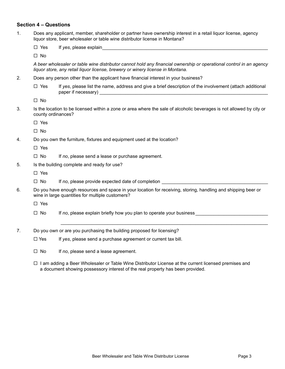 Form WHOLAPP Fill Out, Sign Online and Download Fillable PDF, Montana