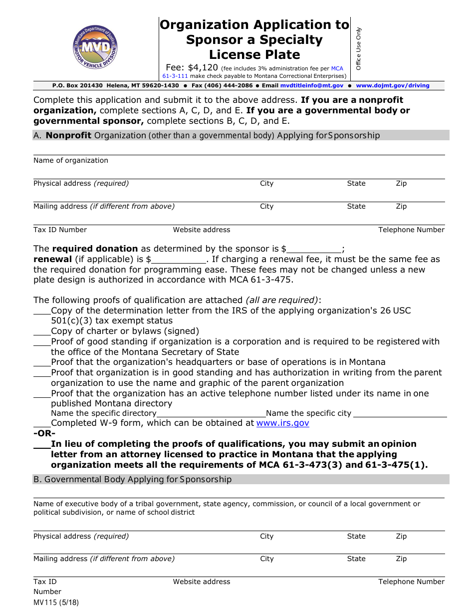 Specialty License Plate Packet - Montana, Page 9