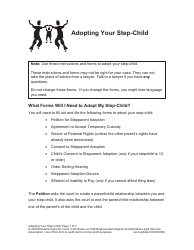 Petition for Stepparent Adoption - Montana