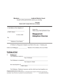 Petition for Stepparent Adoption - Montana, Page 23